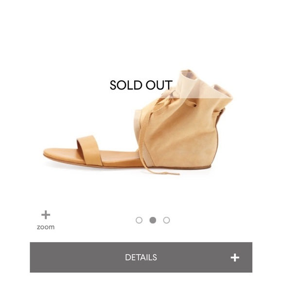 See by Chloe Nude Suede Ankle Cuff Sandal - Picture 4 of 11